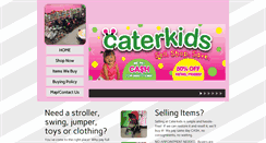 Desktop Screenshot of caterkids.com